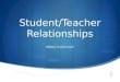 Student/Teacher Relationships Where is the Line?
