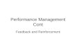 Performance Management Cont Feedback and Reinforcement