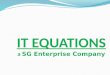 IT EQUATIONS a SG Enterprise Company. A Brief Overview  India Based Software & Website Development Company.  Having Dedicate team of designer, developer