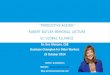 “PRODUCTIVE AGEING” ROBERT BUTLER MEMORIAL LECTURE ILC GLOBAL ALLIANCE Dr Ros Altmann Dr. Ros Altmann, CBE Business Champion for Older Workers 29 October