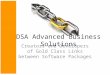 Creators and Developers of Gold Class Links between Software Packages DSA Advanced Business Solutions