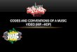 CODES AND CONVENTIONS OF A MUSIC VIDEO (HIP –HOP)