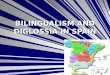 BILINGUALISM AND DIGLOSSIA IN SPAIN. Defining Individual Bilingualism What is bilingualism? Definitions: –Weinreich (1968) “The practise of alternately