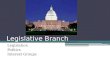 Legislative Branch Legislation Politics Interest Groups
