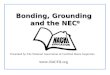 Bonding, Grounding and the NEC  Presented by The National Association of Certified Home Inspectors 