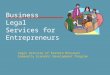 Business Legal Services for Entrepreneurs Legal Services of Eastern Missouri Community Economic Development Program