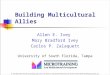 Building Multicultural Allies Allen E. Ivey Mary Bradford Ivey Carlos P. Zalaquett University of South Florida, Tampa  The information herein is proprietary
