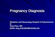 Pregnancy Diagnosis Obstetrics and Gynecology Hospital of FudanUniversity Xing Chen, MD. Email: xing_chen2003@hotmail.com