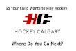 So Your Child Wants to Play Hockey Where Do You Go Next?