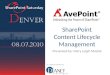 SharePoint Content Lifecycle Management Presented by: Mary Leigh Mackie