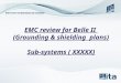 EMC review for Belle II (Grounding & shielding plans) Sub-systems ( XXXXX)