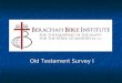Old Testament Survey I. How We Often Read the Bible Old TestamentNew Testament