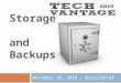 Storage and Backups November 18, 2010 | Worksighted