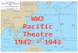 WW2 Pacific Theatre 1942 - 1943. Review Japan was isolated from the West for most of the last thousand years. After Perry’s visit in 1853, Japan embarked