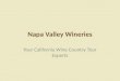 Napa Valley Wineries Your California Wine Country Tour Experts