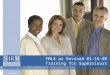 FMLA as Revised 01-16-09 Training for Supervisors