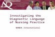 NANDA International Investigating the Diagnostic Language of Nursing Practice
