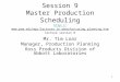 1 Session 9 Master Production Scheduling  lecture session 8 