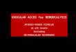 VASCULAR ACCES for HEMODIALYSIS ARTERIO-VENOUS FISTULAS at all levels including UN-PARALLELED TECHNIQUES