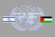 Israel vs. Palestine: The Conflict. Introduction Two conflicting sides over land, resources, sovereignty, religion, and culture. –Jerusalem/Temple Mount