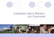 Canadian Dairy Market - An Overview. Global Dairy