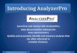 Introducing AnalyzerPro. Chapter 2: Quantitative Analysis