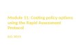 Module 11: Costing policy options using the Rapid Assessment Protocol ILO, 2013