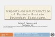 Template-based Prediction of Protein 8-state Secondary Structures June 12 th 2013 Ashraf Yaseen and Yaohang Li DEPARTMENT OF COMPUTER SCIENCE OLD DOMINION