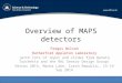 Overview of MAPS detectors Fergus Wilson Rutherford Appleton Laboratory (with lots of input and slides from Renato Turchetta and the RAL Sensor Design