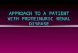 APPROACH TO A PATIENT WITH PROTEINURIC RENAL DISEASE