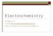 Electrochemistry Chapter 11 E-mail: benzene4president@gmail.combenzene4president@gmail.com Web-site: