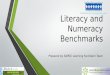 Literacy and Numeracy Benchmarks Prepared by SAPDC Learning Facilitator Team