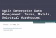 Agile Enterprise Data Management: Terms, Models, Universal Warehouses Phasic Systems Inc  703-945-1378