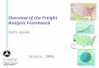 Overview of the Freight Analysis Framework Rolf R. Schmitt January, 2008