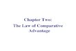 Chapter Two: The Law of Comparative Advantage. 2.2 The Mercantilists’ View on Trade  In the 17 th century a group of men (merchants, bankers, government