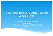 IT Service Delivery And Support Week Eight IT Auditing and Cyber Security Spring 2014 Instructor: Liang Yao (MBA MS CIA CISA CISSP) 1