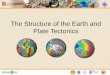 The Structure of the Earth and Plate Tectonics. Structure of the Earth The Earth is made up of 3 main layers: –Core –Mantle –Crust Inner core Outer core