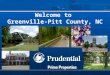 Welcome to Greenville-Pitt County, NC. Welcome to Greenville-Pitt County, NC   North Carolina   County – Pitt County   Area Transportation   Major