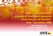 AXIS Communications A world of intelligent networks Financial year (8 months) May - December 2000 Presented by Peter Ragnarsson