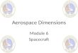 Aerospace Dimensions Module 6 Spacecraft. Contents Chapter 1 – Unmanned Spacecraft Chapter 1 Chapter 2 – Manned Spacecraft Chapter 2 Chapter 3 – Living
