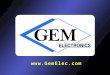Www.GemElec.com. Perfect for Special Applications