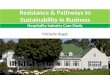Michelle Rogat Resistance & Pathways to Sustainability in Business Hospitality Industry Case Study