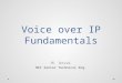 Voice over IP Fundamentals M. Arvai NEC Senior Technical Eng. 1