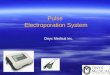Pulse Electroporation System Onyx Medical Inc.. Various TDD Technologies Various TDD Technologies  Electroporation - Using short electrical modulated