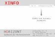 HORIZONT 1 XINFO ® The IT - Informationssystem HORIZONT Software für Rechenzentren Garmischer Str. 8 D- 80339 München Tel ++49(0)89 / 540 162 - 0 