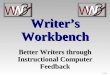 1/13/05 Writer’s Workbench Better Writers through Instructional Computer Feedback