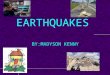 EARTHQUAKES BY:MADYSON KENNY. What is an Earthquake? An Earthquake is when the Tectonic Plates under the earth is constantly grinding or rubbing against