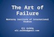 The Art of Failure Monterey Institute of International Studies Eli Zelkha eli.zelkha@gmail.com