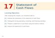 17-1 Learning Objectives After studying this chapter, you should be able to: [1] Indicate the usefulness of the statement of cash flows. [2] Distinguish