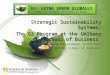 Strategic Sustainability Systems: The G3 Program at the UAlbany School of Business Paul Miesing, Linda Krzykowski, Eliot Rich UAlbany School of Business